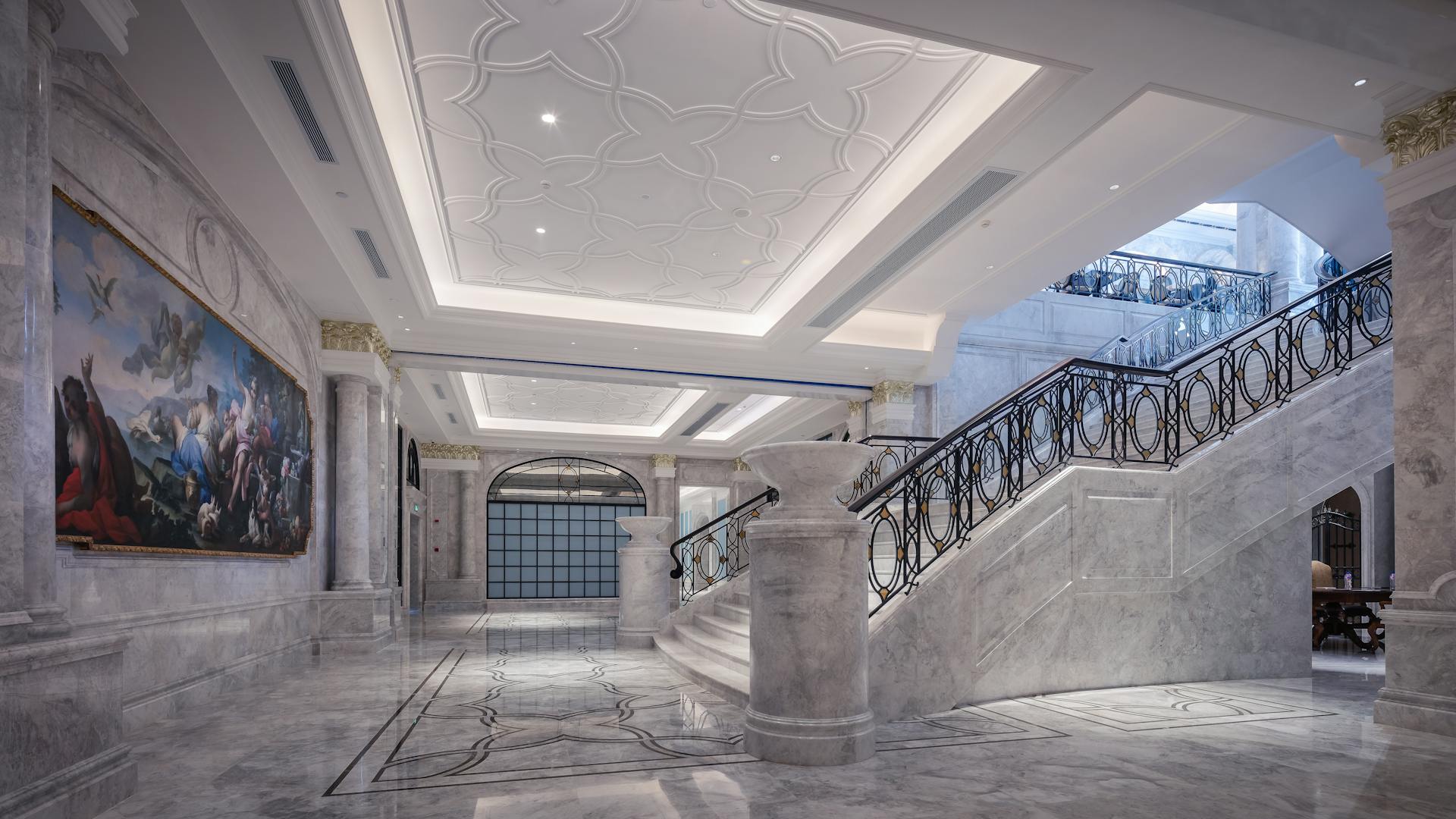 Luxury marble interior
